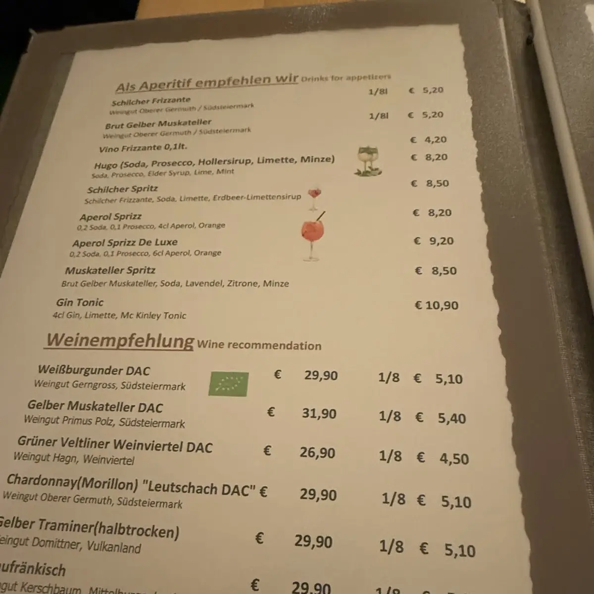 Speisekarte photo 6