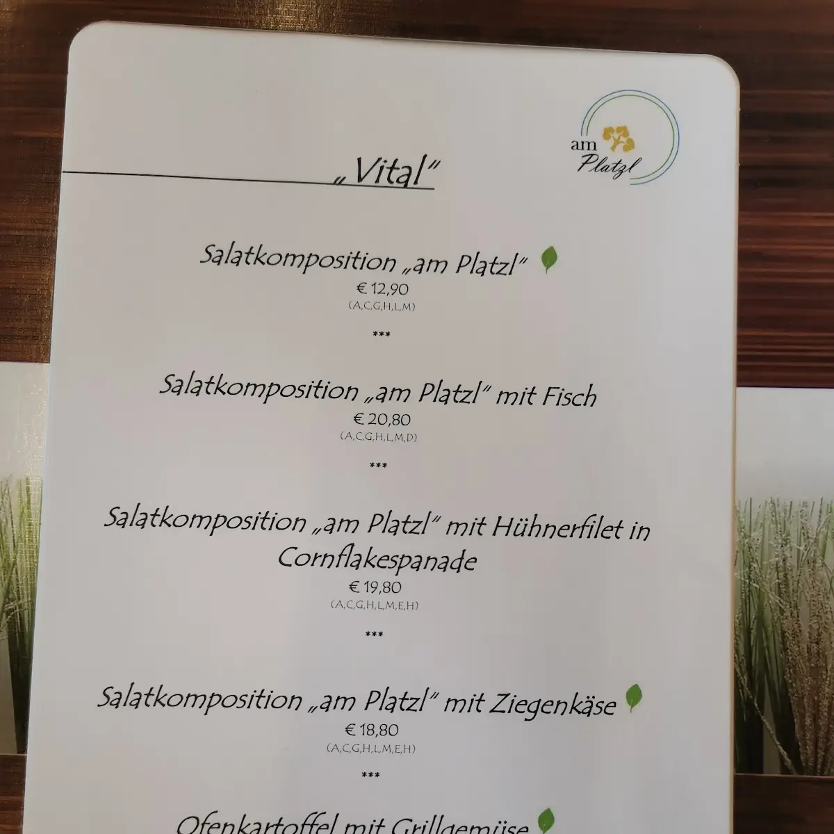 Speisekarte photo 5