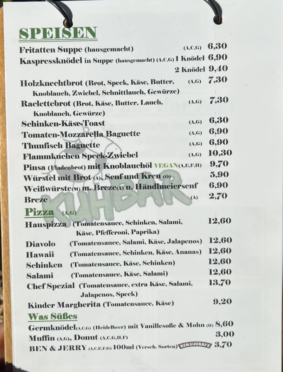 Speisekarte photo 1