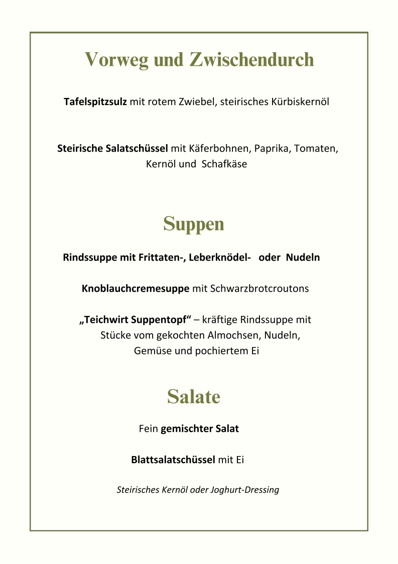 Speisekarte photo 4