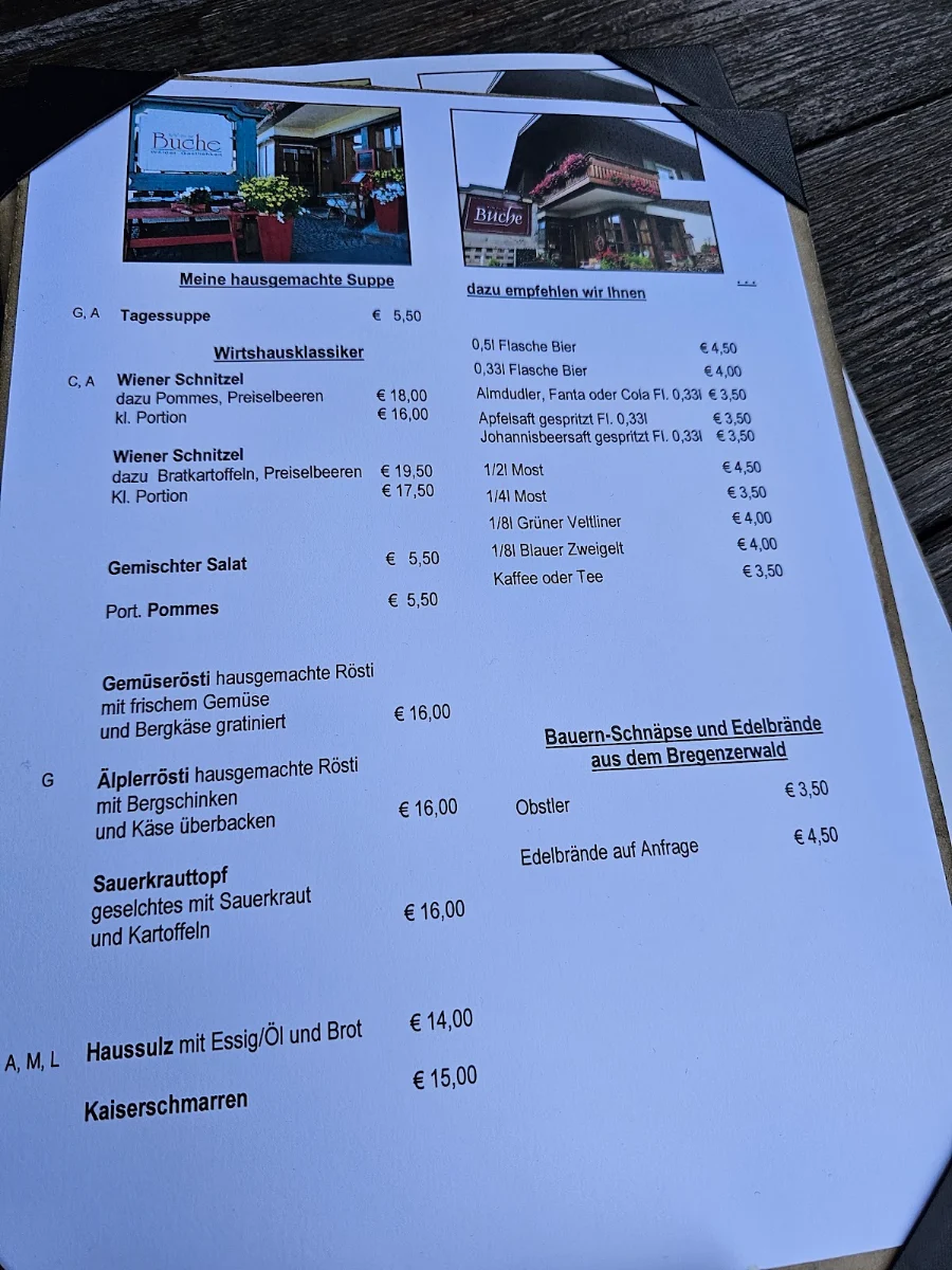 Speisekarte photo 1