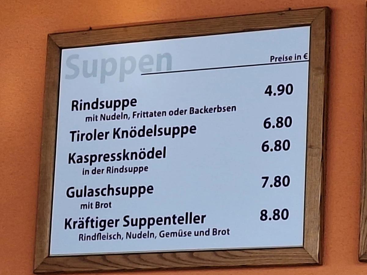 Speisekarte photo 2