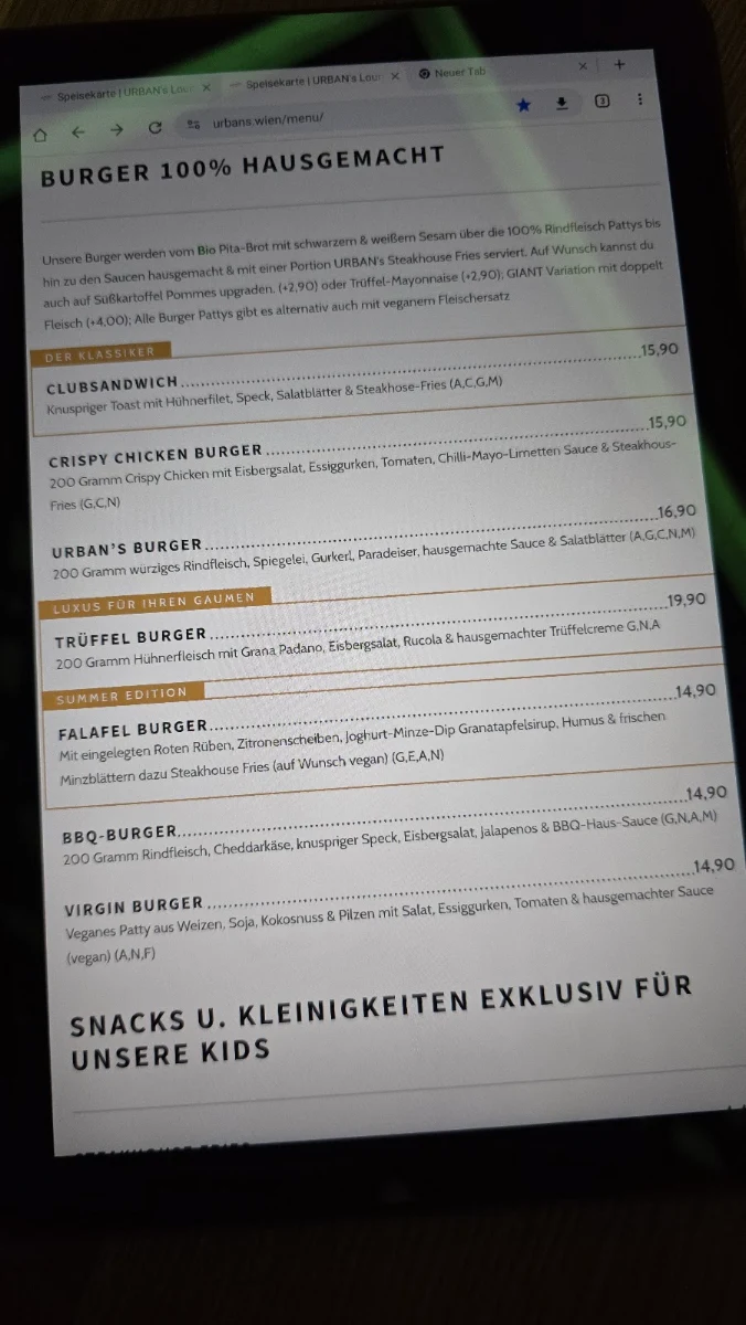 Speisekarte photo 3