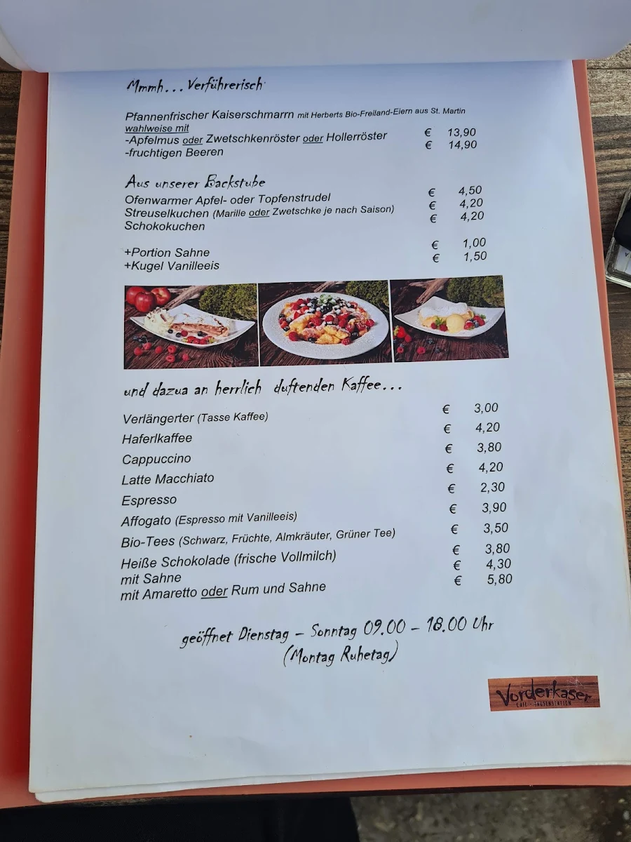 Speisekarte photo 4