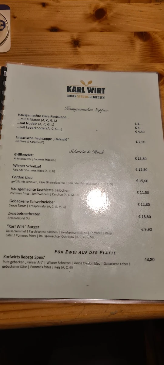 Speisekarte photo 4