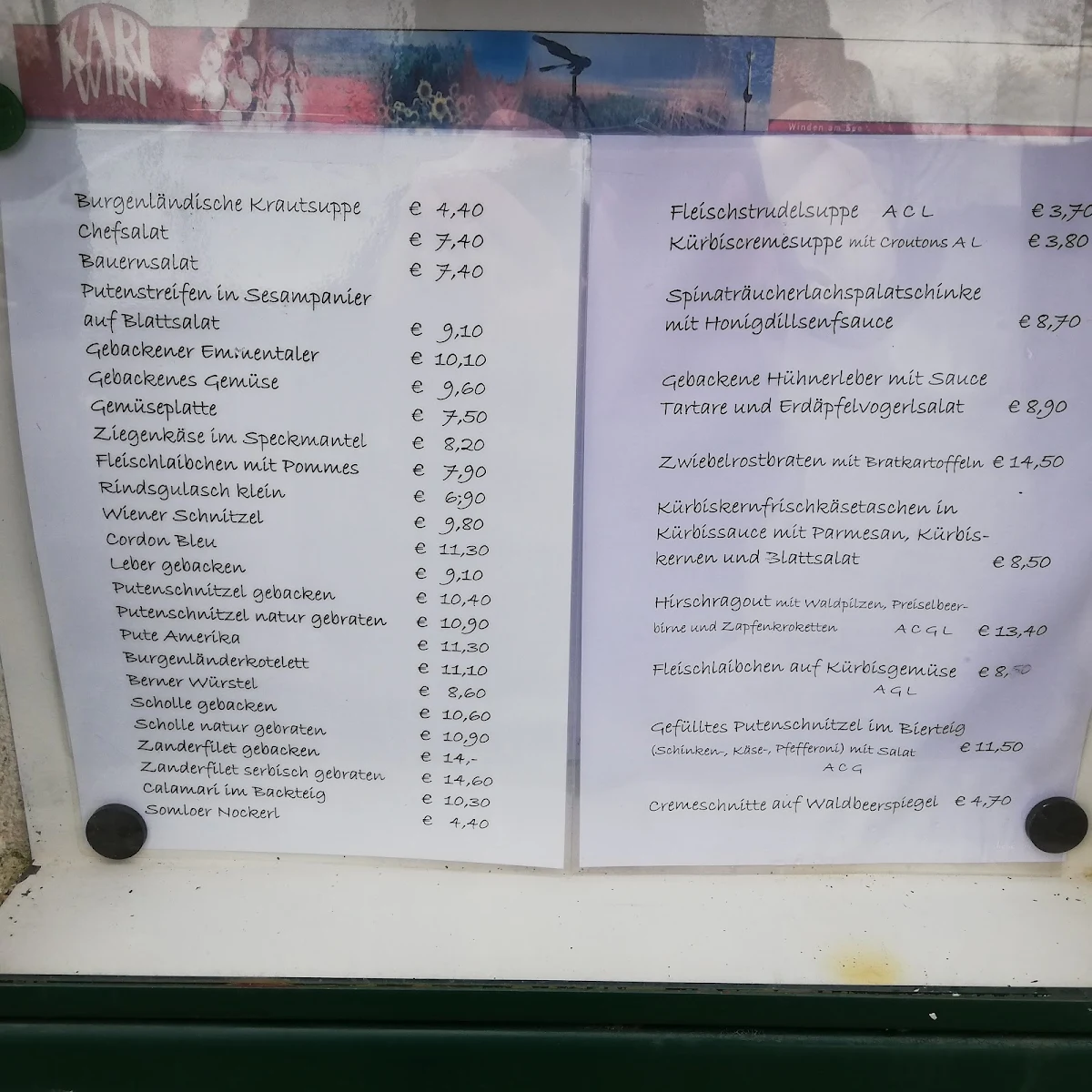 Speisekarte photo 6
