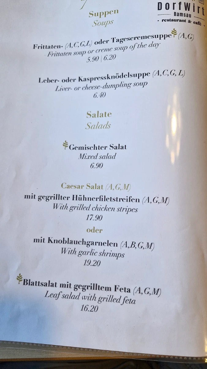 Speisekarte photo 4