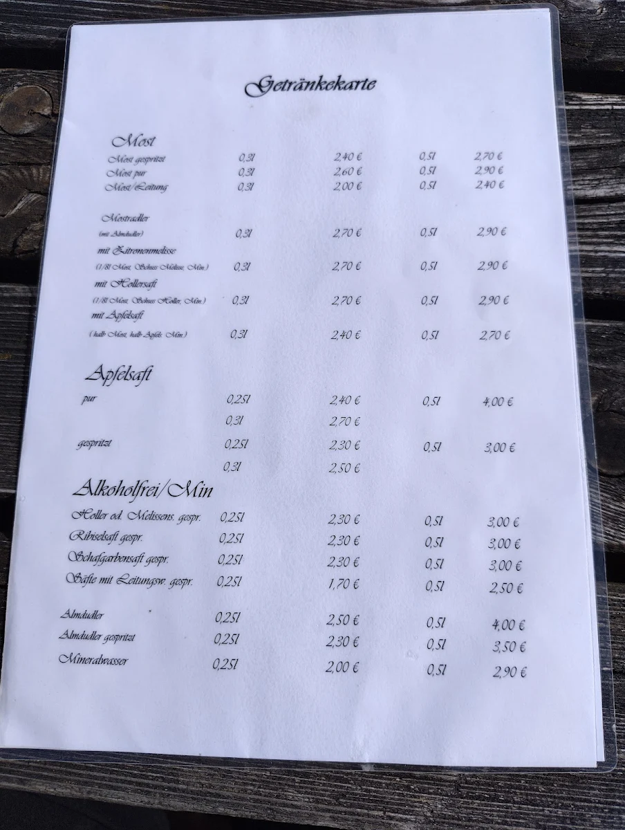 Speisekarte photo 1