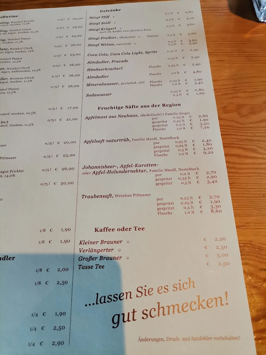 Speisekarte photo 7