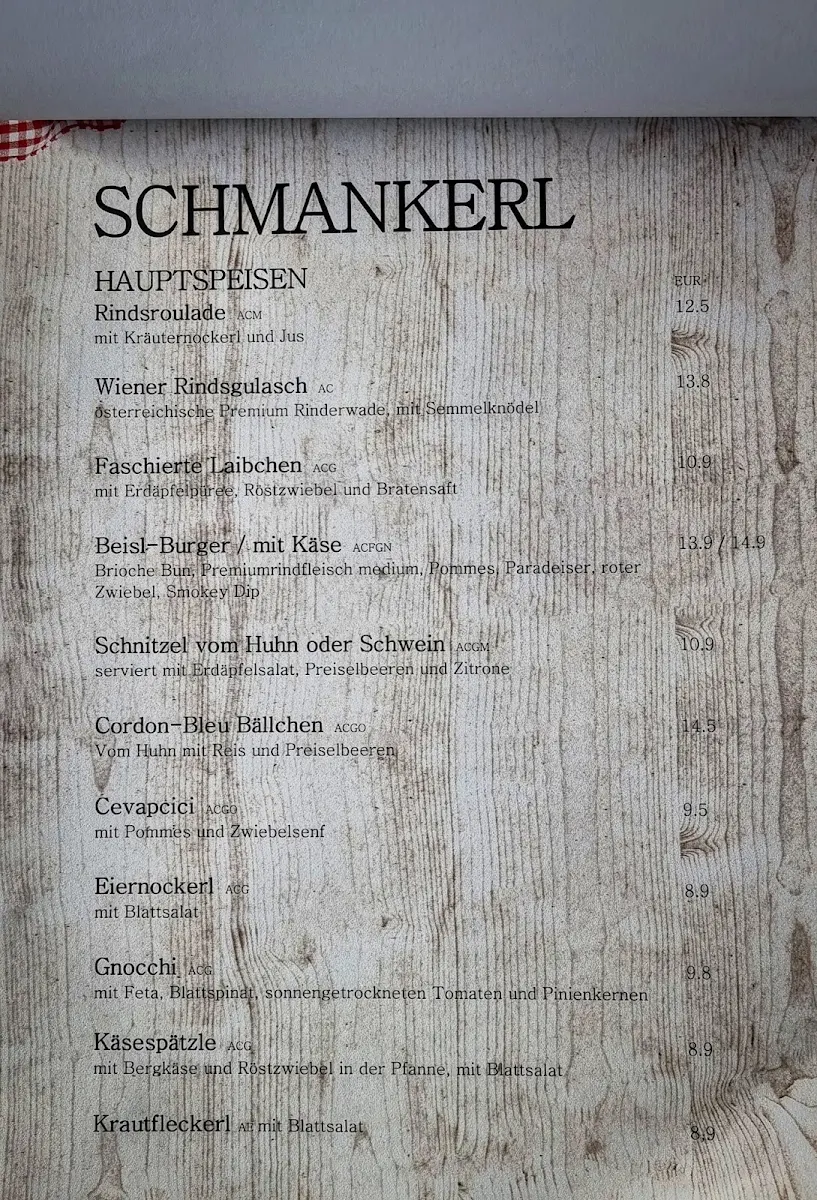 Speisekarte photo 1