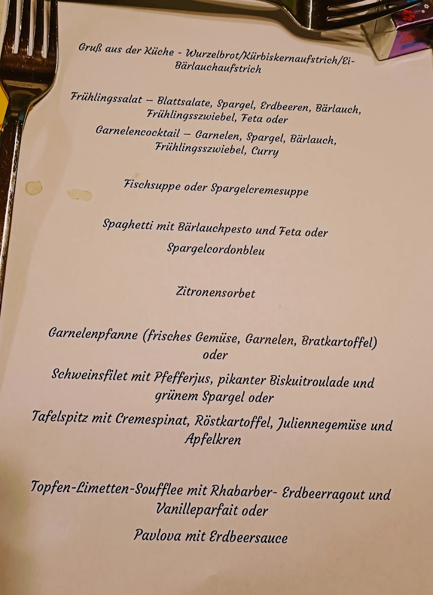 Speisekarte photo 1
