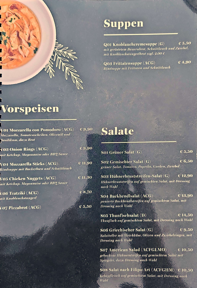 Speisekarte photo 5