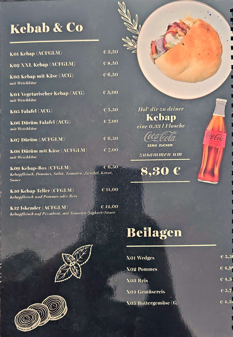 Speisekarte photo 6
