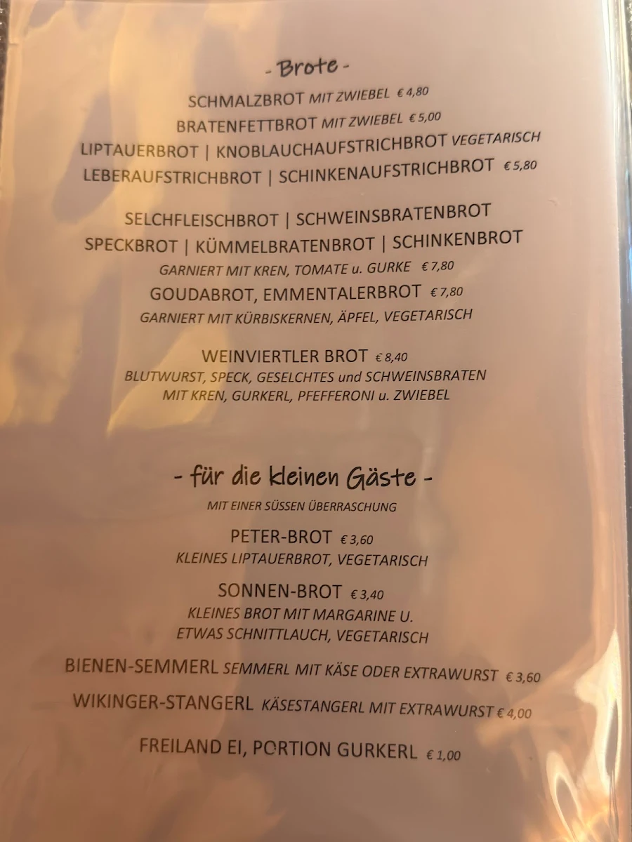 Speisekarte photo 1