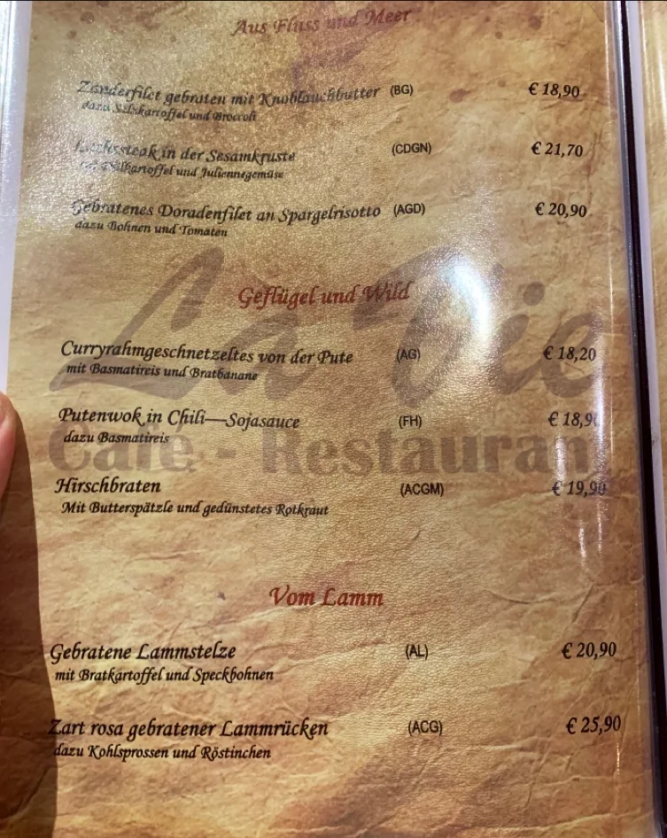 Speisekarte photo 2