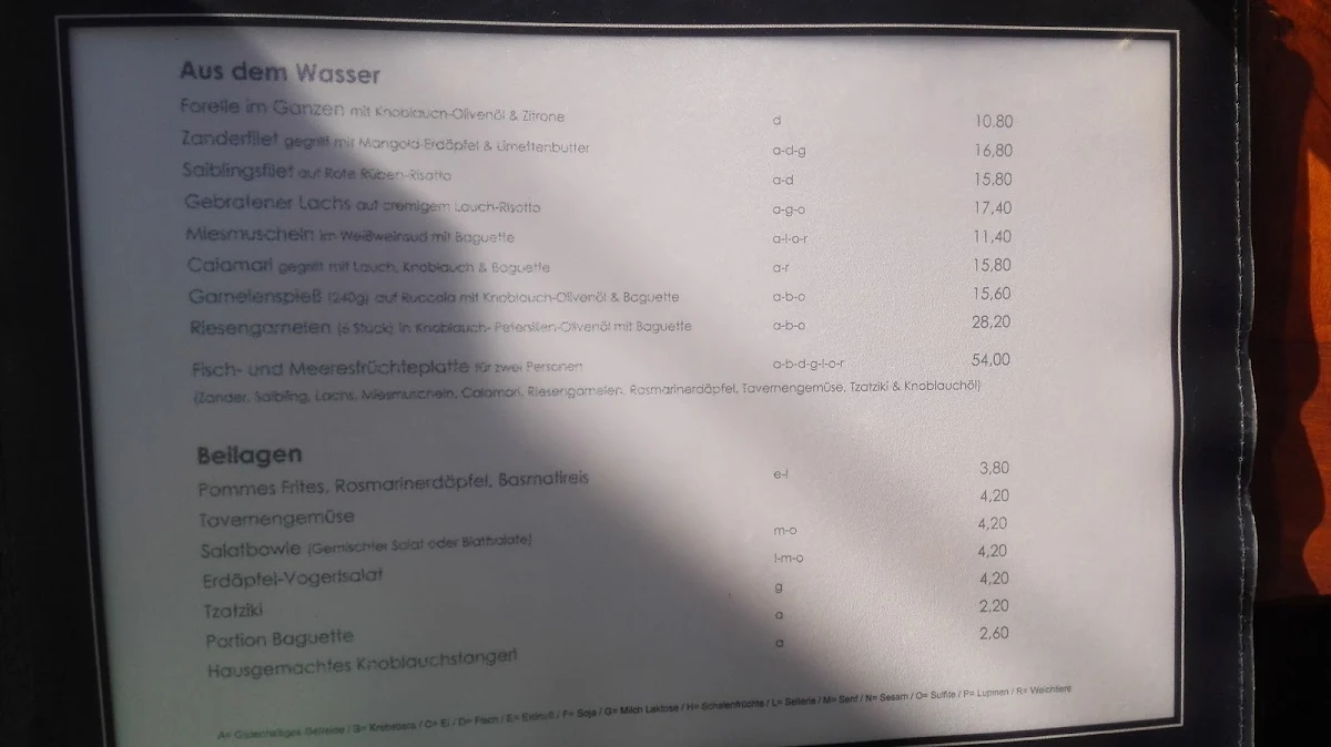 Speisekarte photo 8