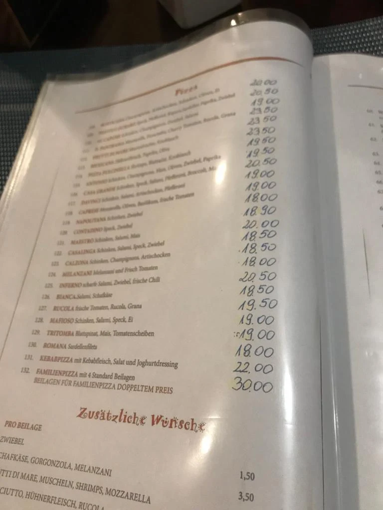 Speisekarte photo 2
