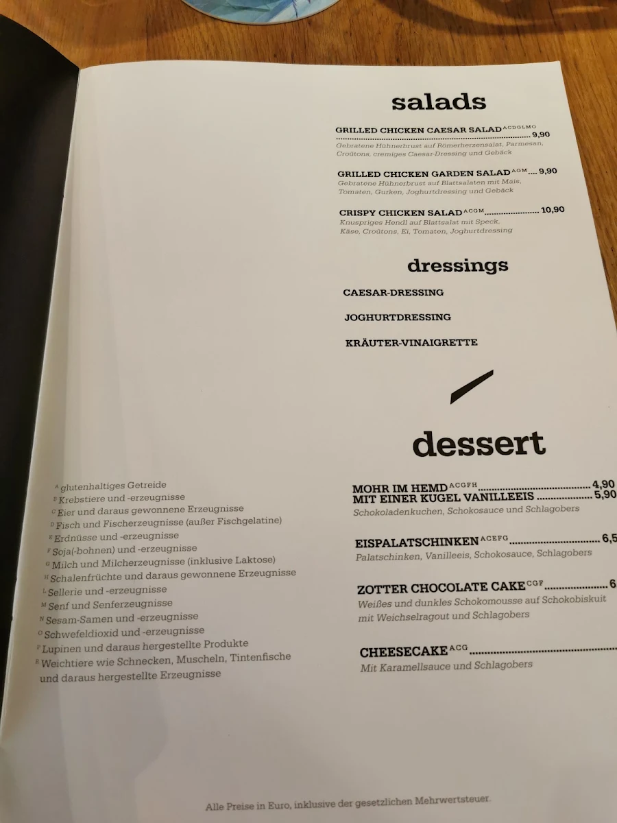 Speisekarte photo 4
