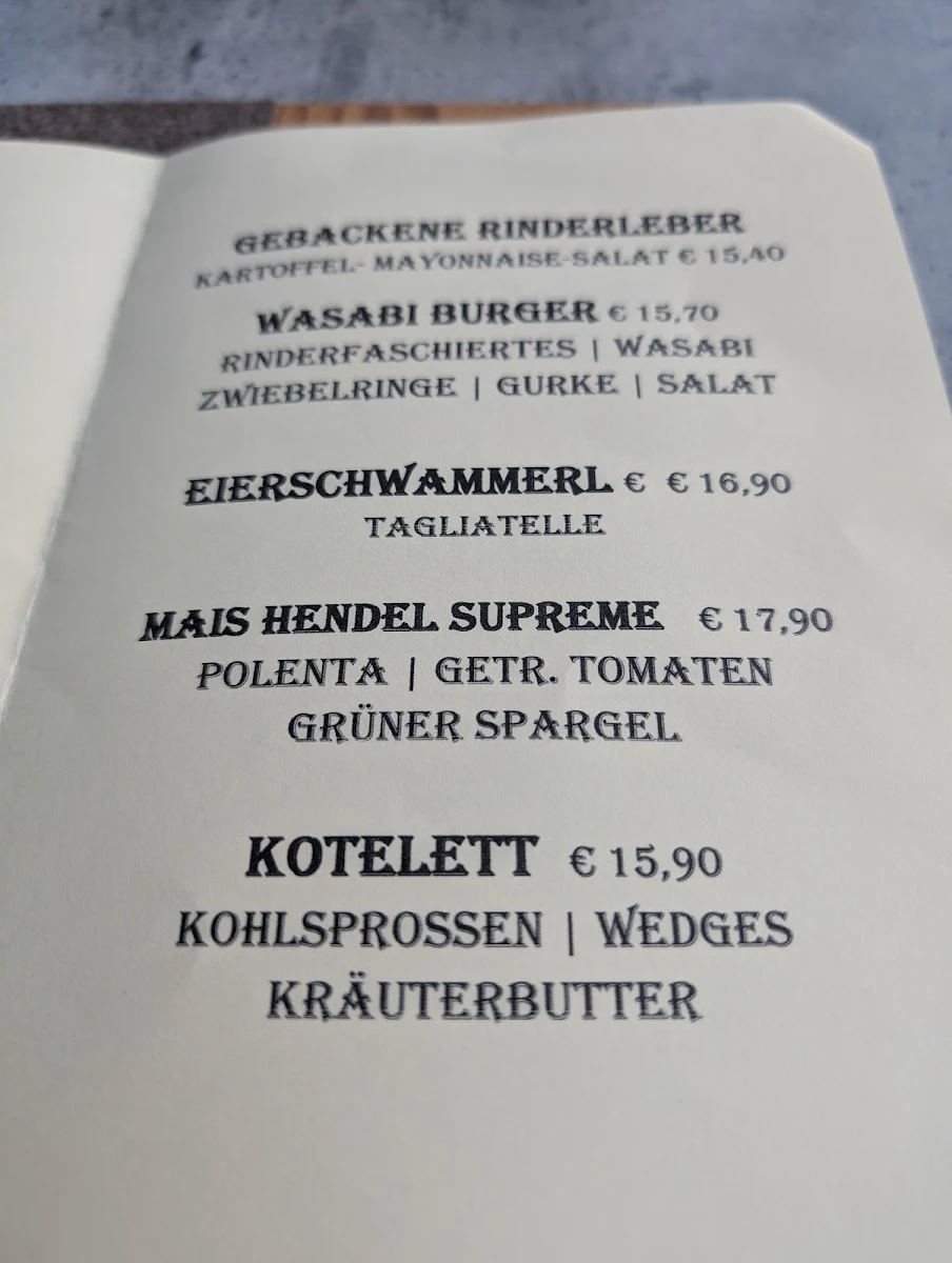 Speisekarte photo 1
