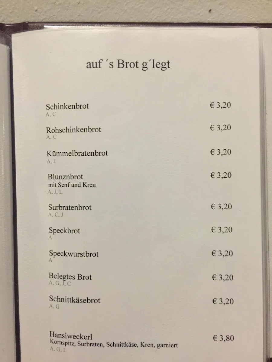 Speisekarte photo 2