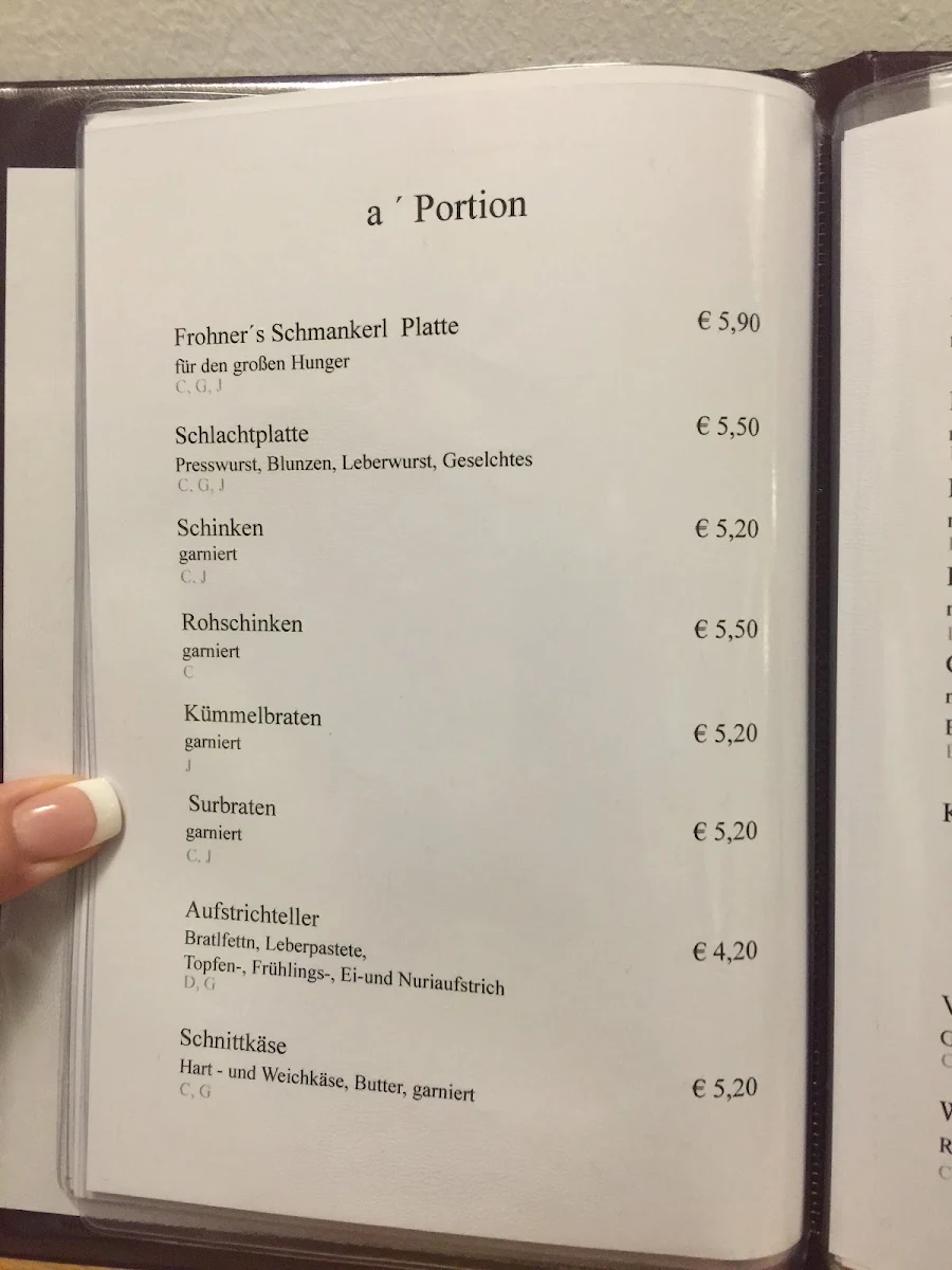 Speisekarte photo 5