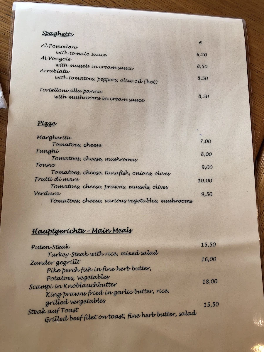 Speisekarte photo 2