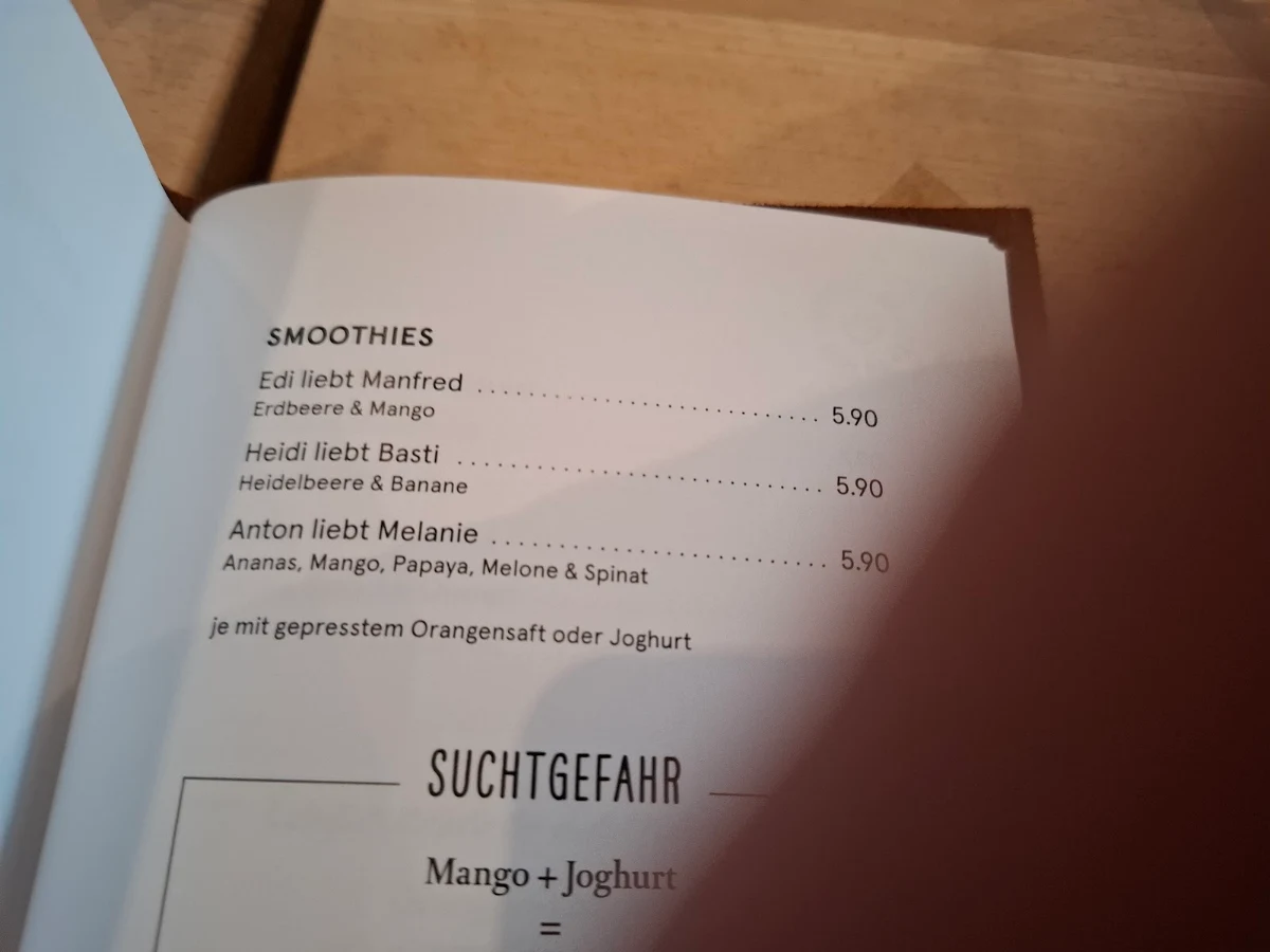 Speisekarte photo 1