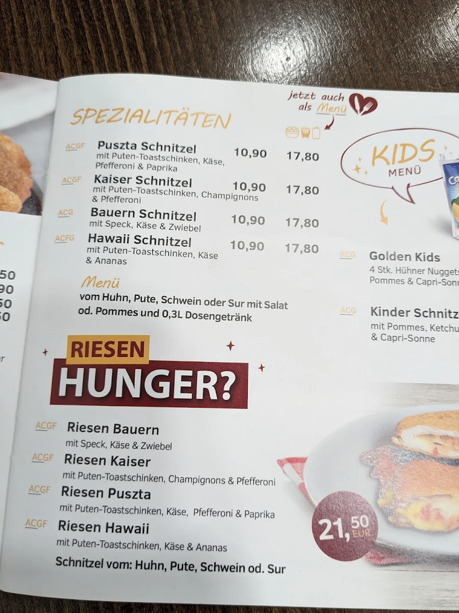 Speisekarte photo 1