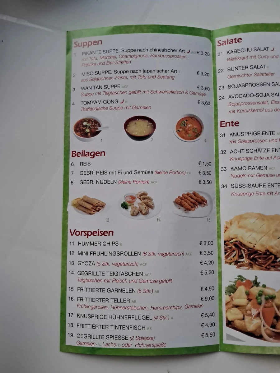 Speisekarte photo 2