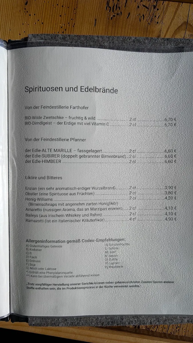 Speisekarte photo 1