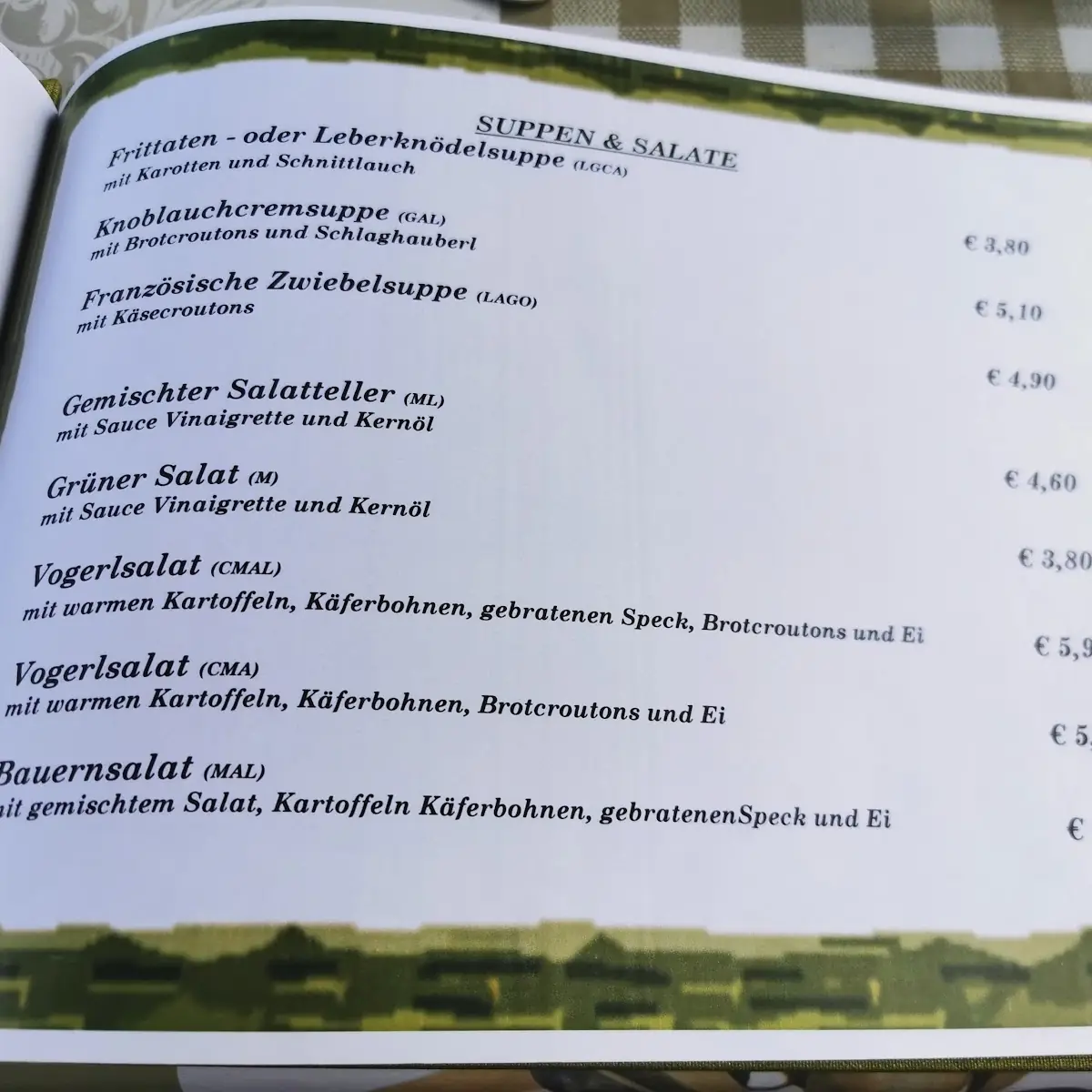 Speisekarte photo 2