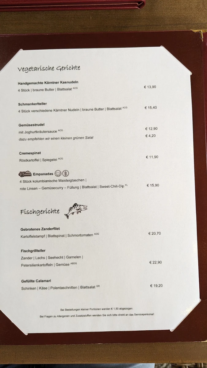 Speisekarte photo 4