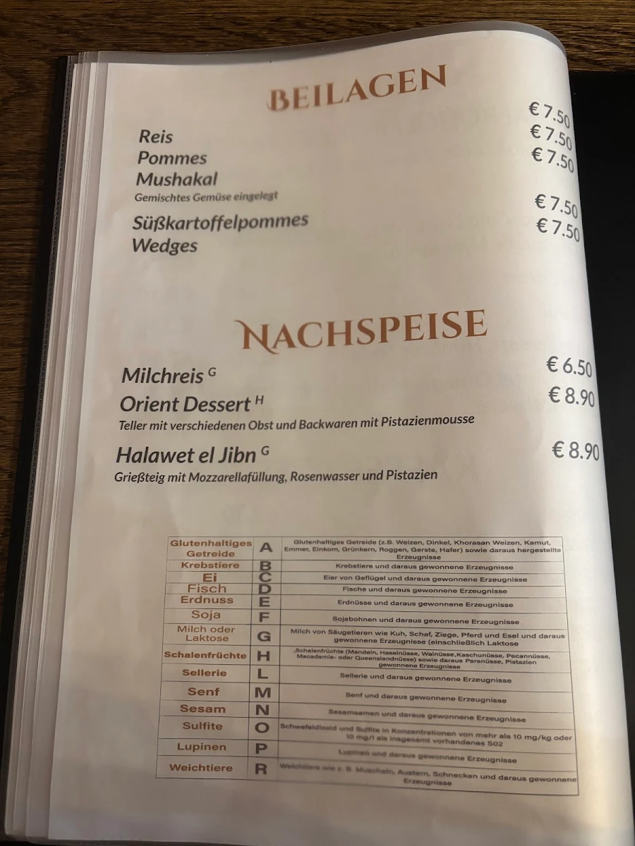 Speisekarte photo 4