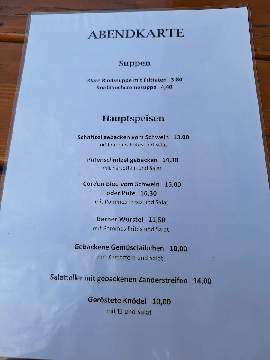 Speisekarte photo 2