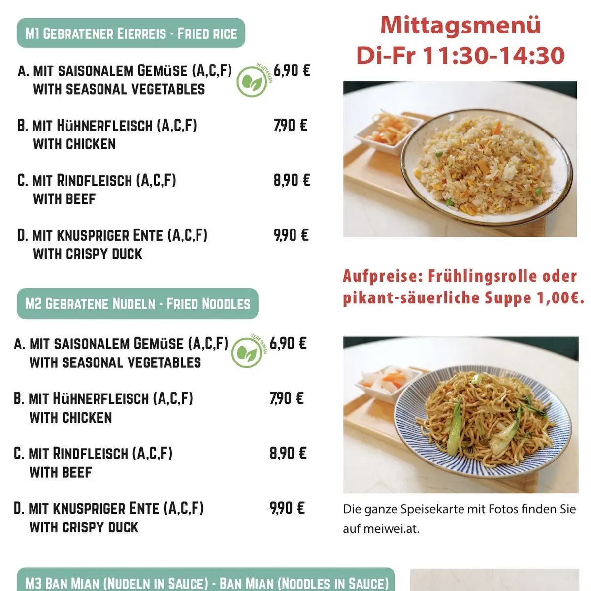 Speisekarte photo 1