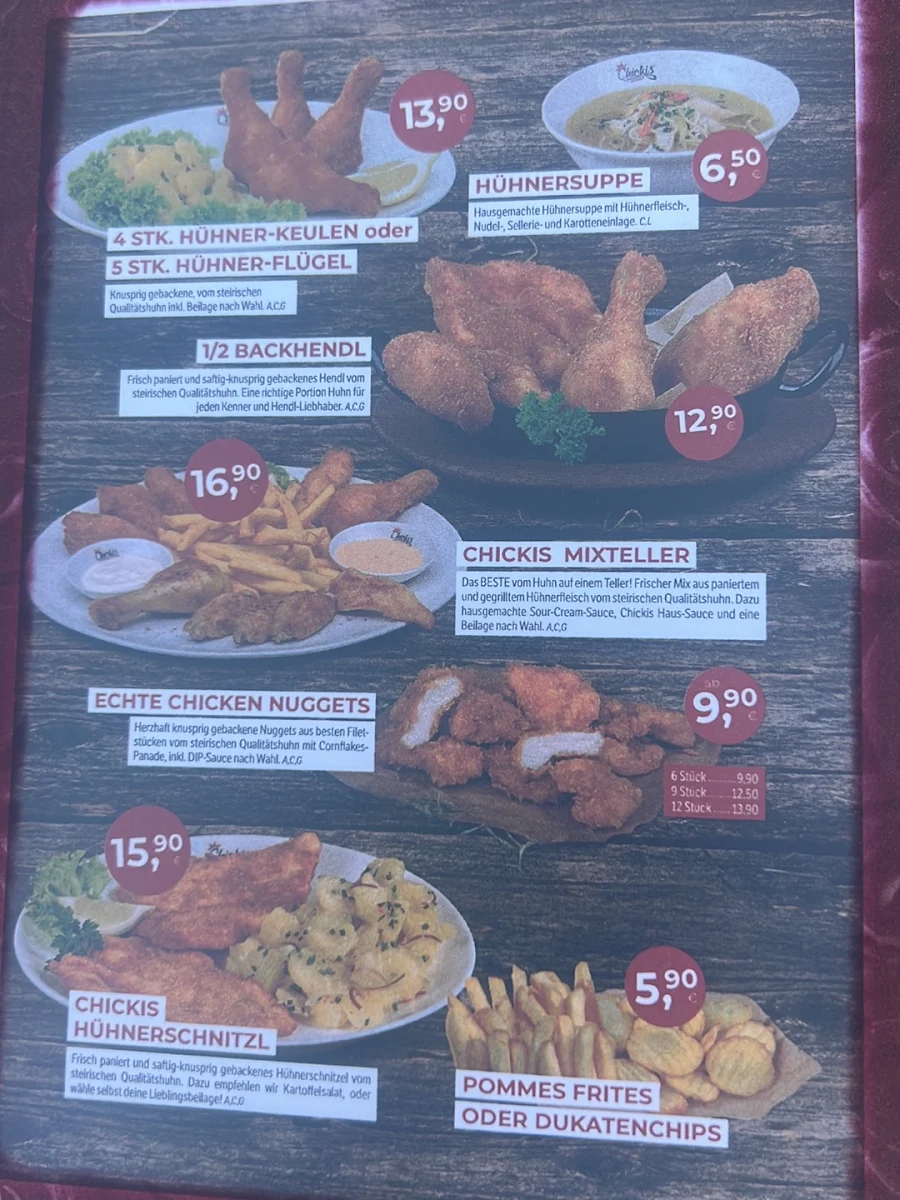 Speisekarte photo 1