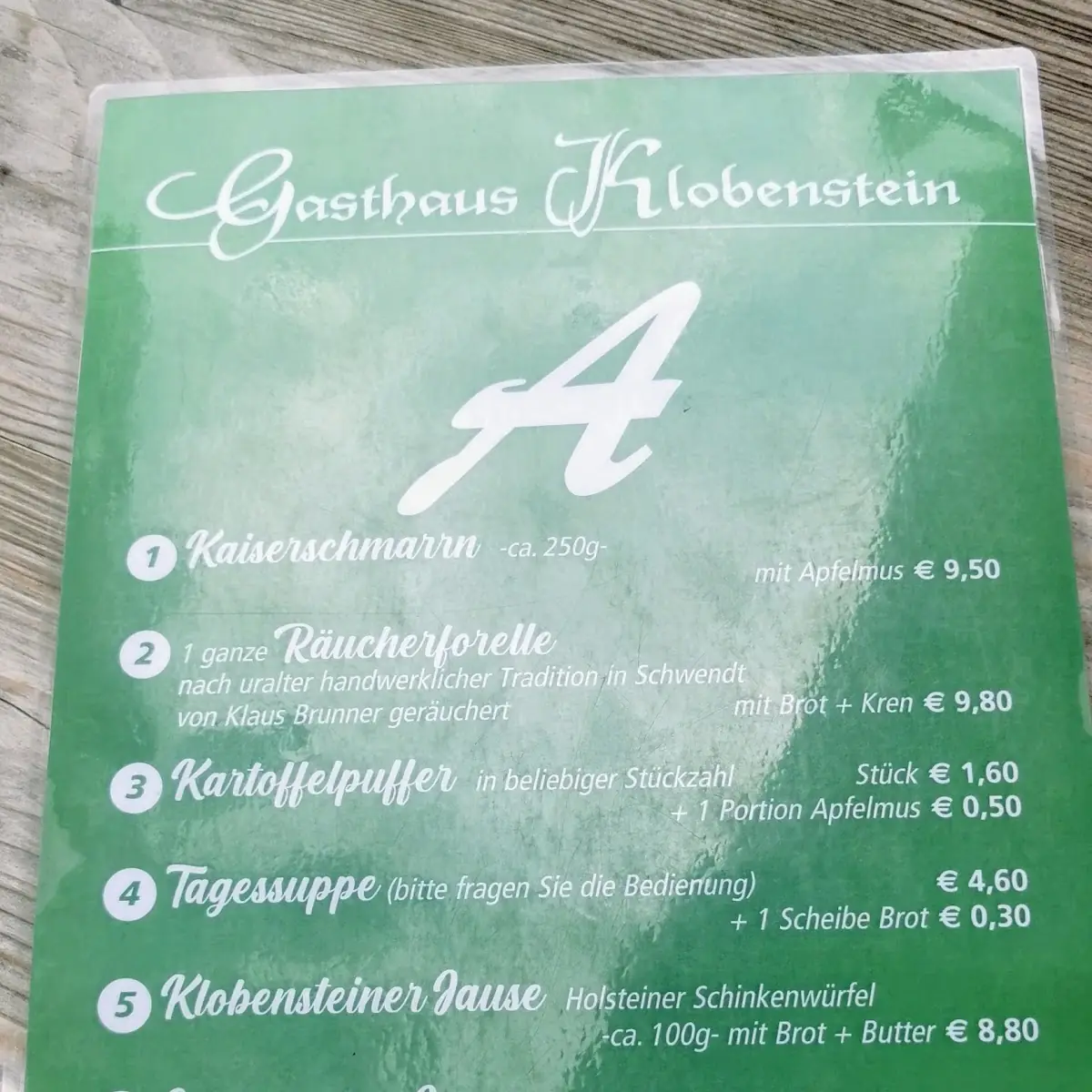Speisekarte photo 6