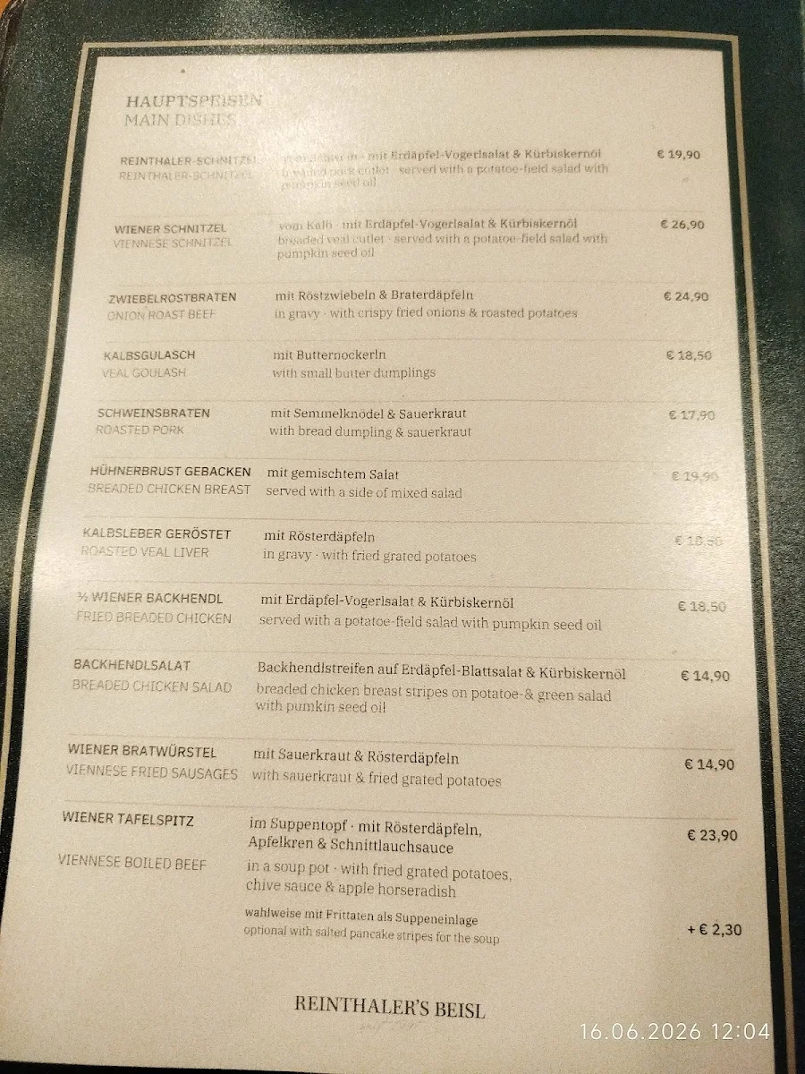 Speisekarte photo 3