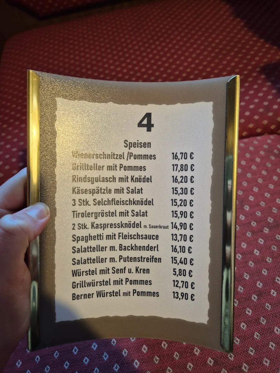 Speisekarte photo 3