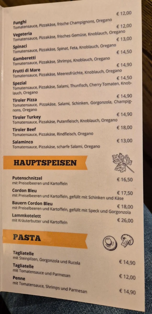 Speisekarte photo 2
