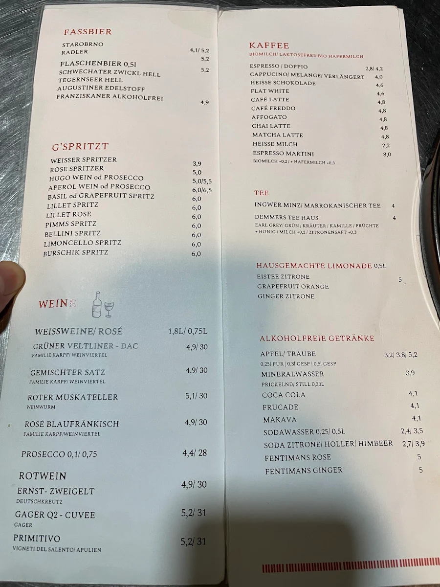 Speisekarte photo 1