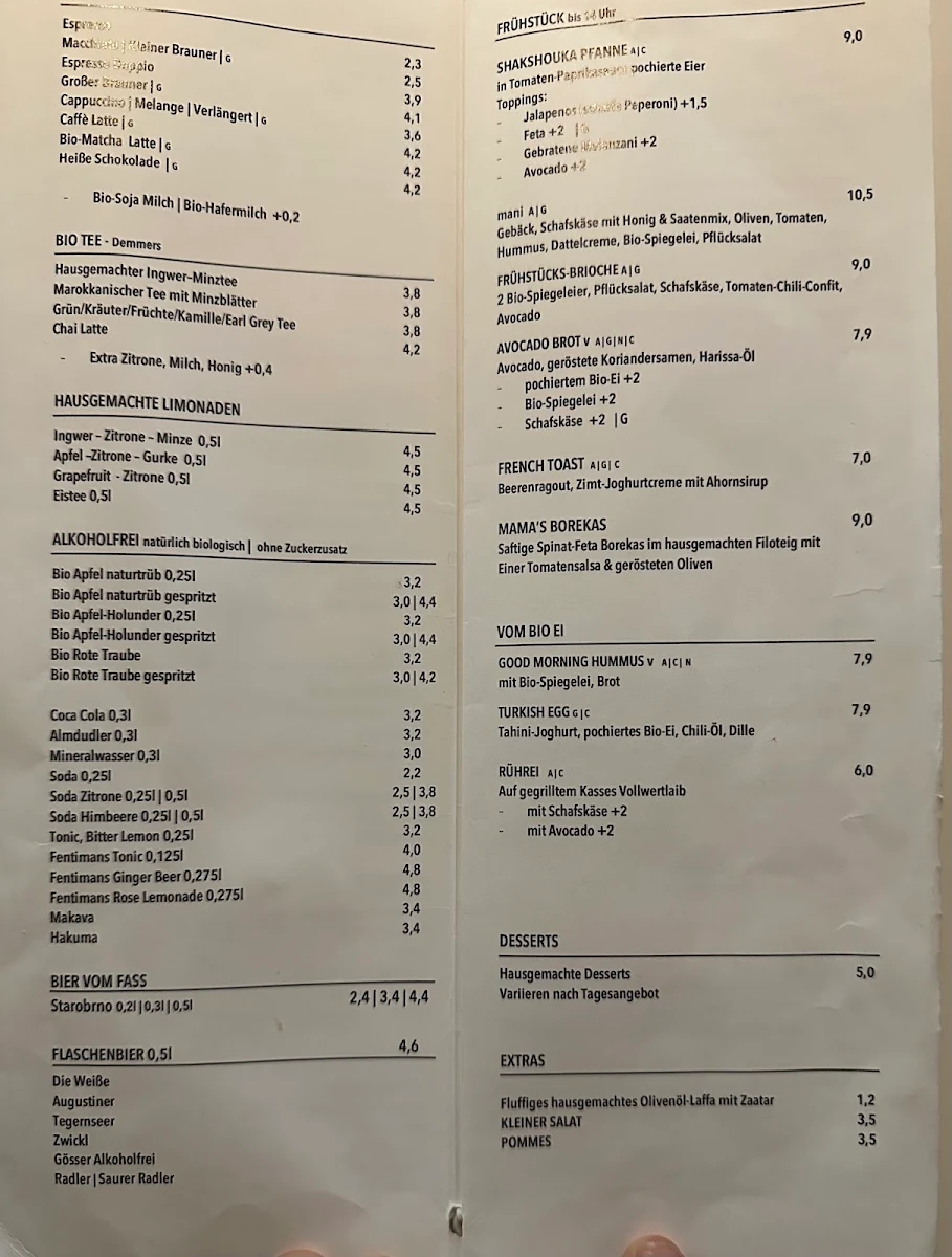 Speisekarte photo 3