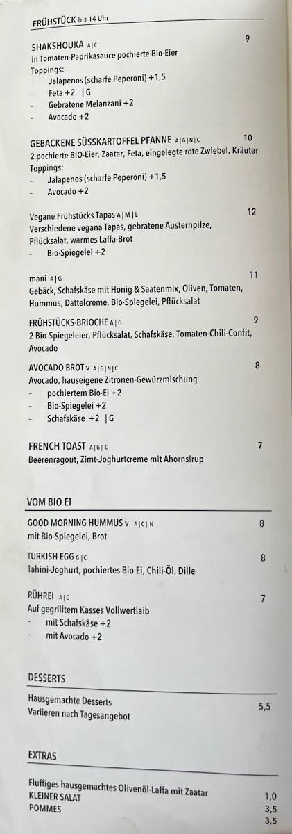 Speisekarte photo 5