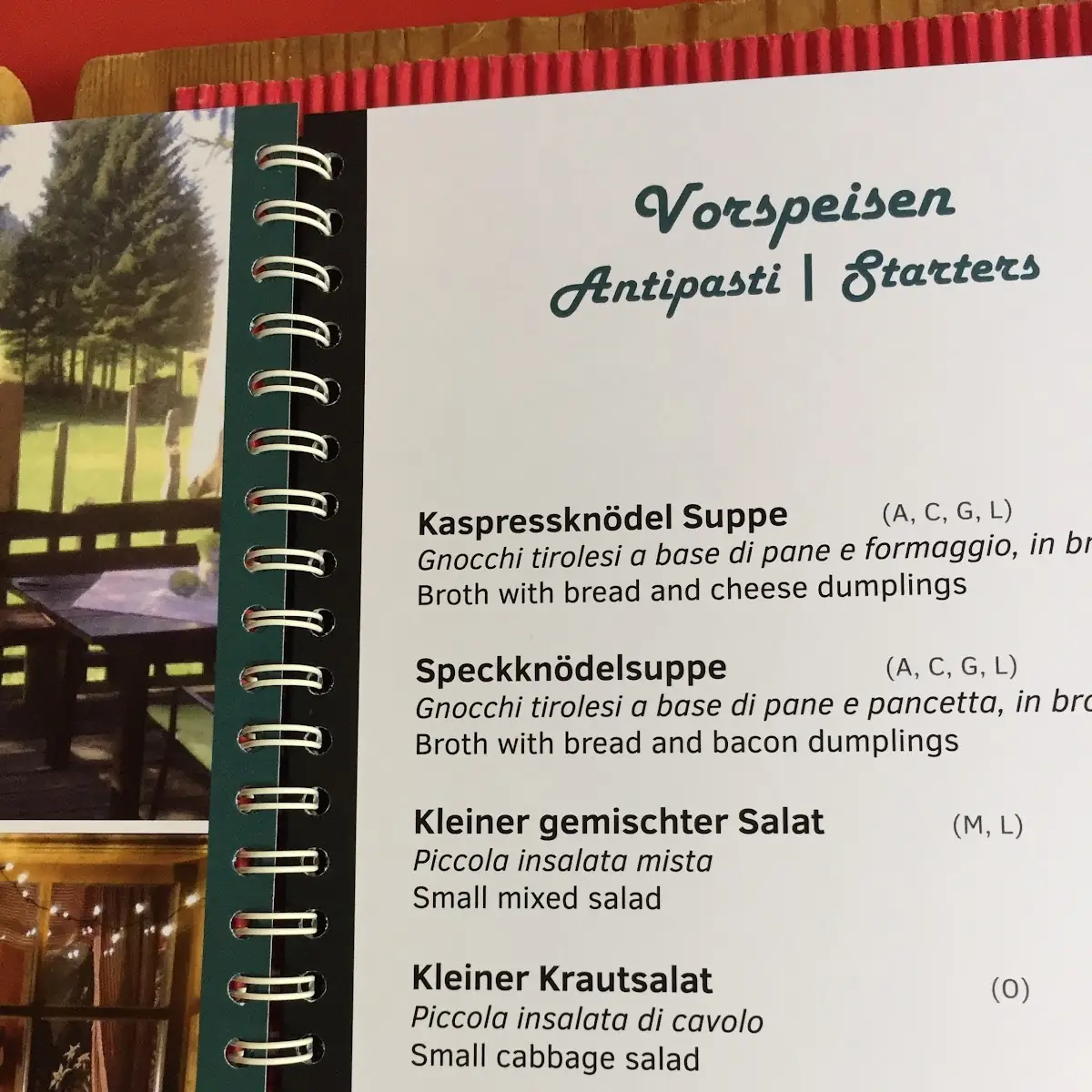 Speisekarte photo 2