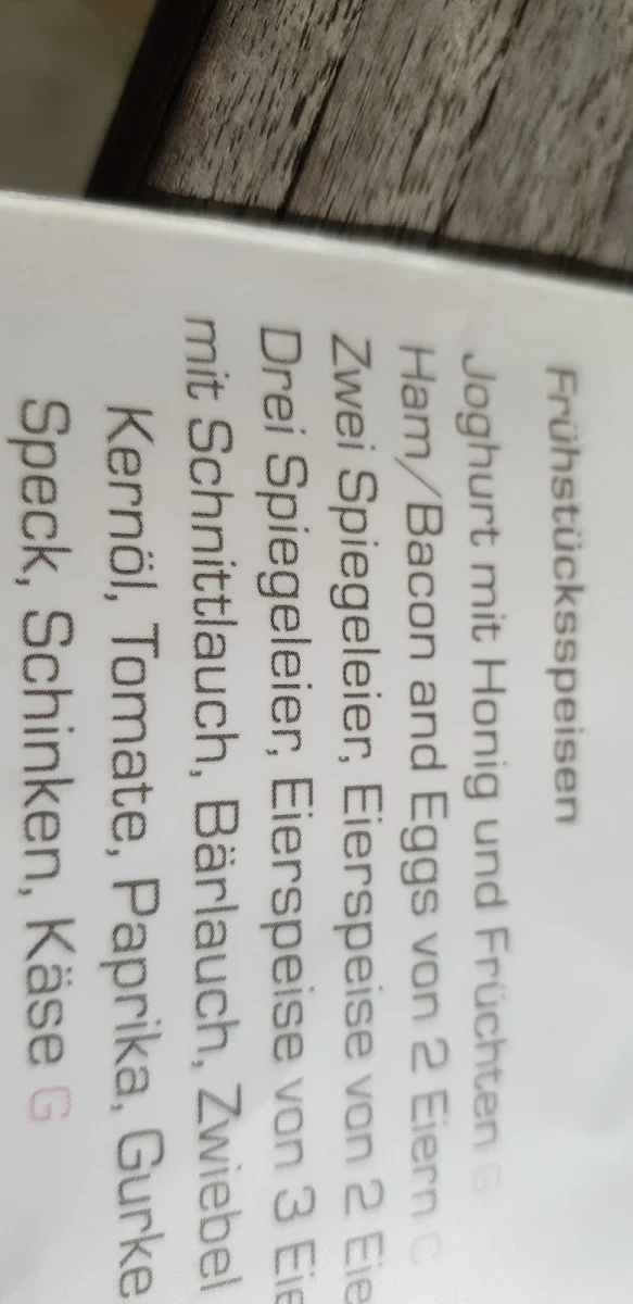 Speisekarte photo 4