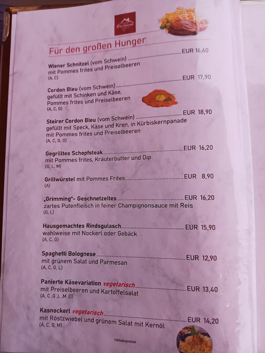 Speisekarte photo 3