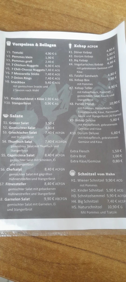 Speisekarte photo 2