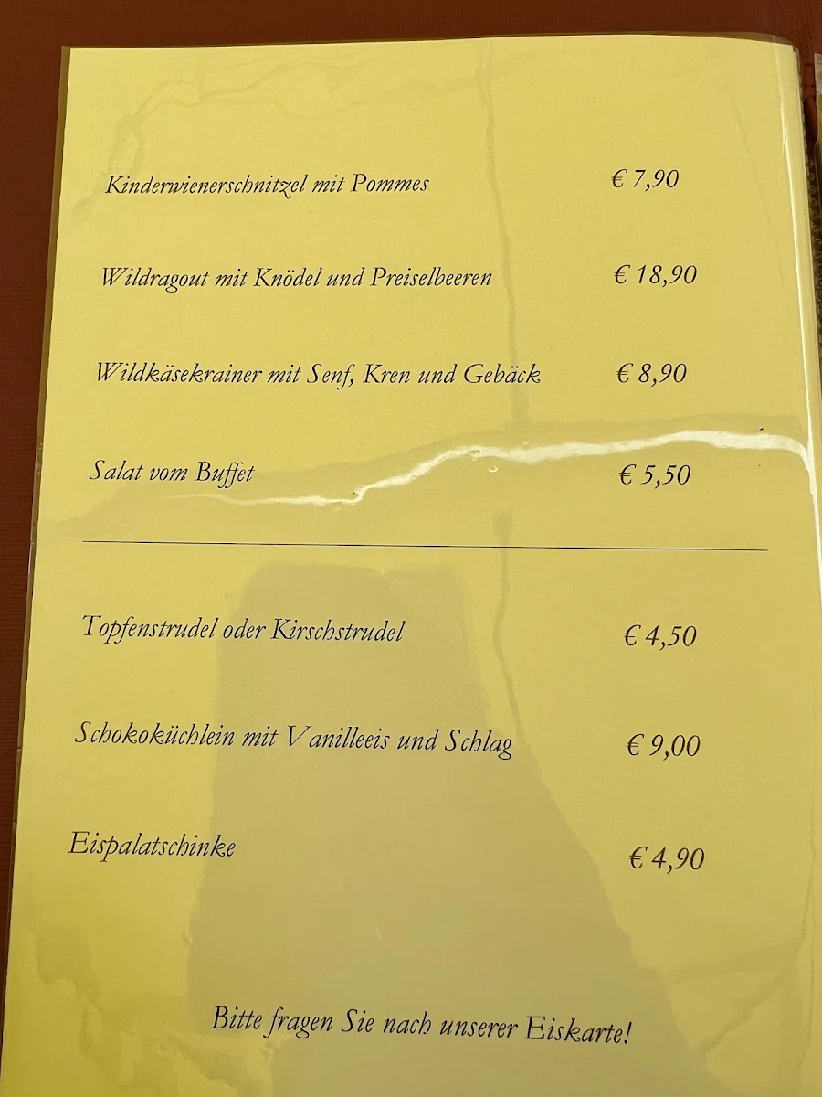 Speisekarte photo 1
