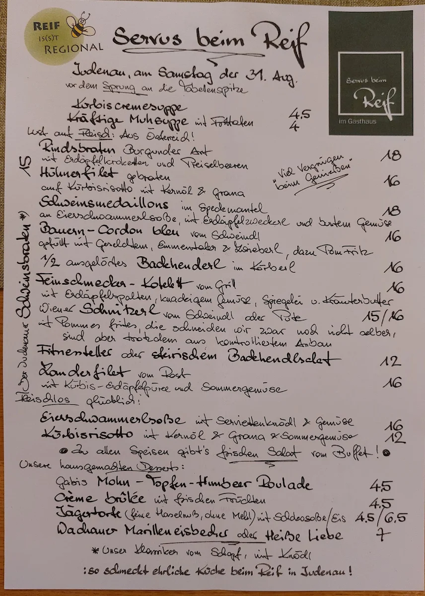 Speisekarte photo 9