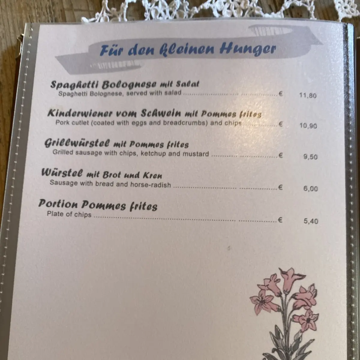 Speisekarte photo 10
